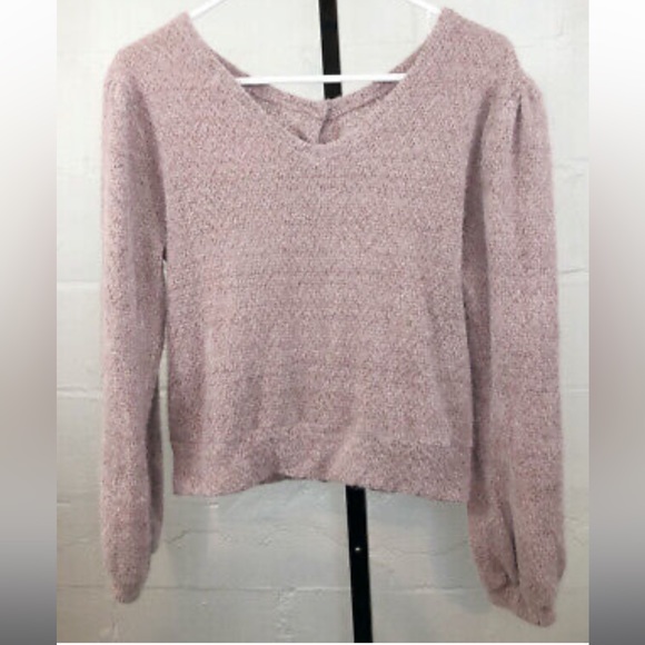 Project Social T Sweater Top Size S
Purple Back Button Up - Picture 1 of 3